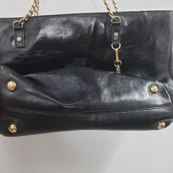 MICHAEL Michael Kors Black Leather Jet Set Chain Straps Tote - Picture 10 of 14